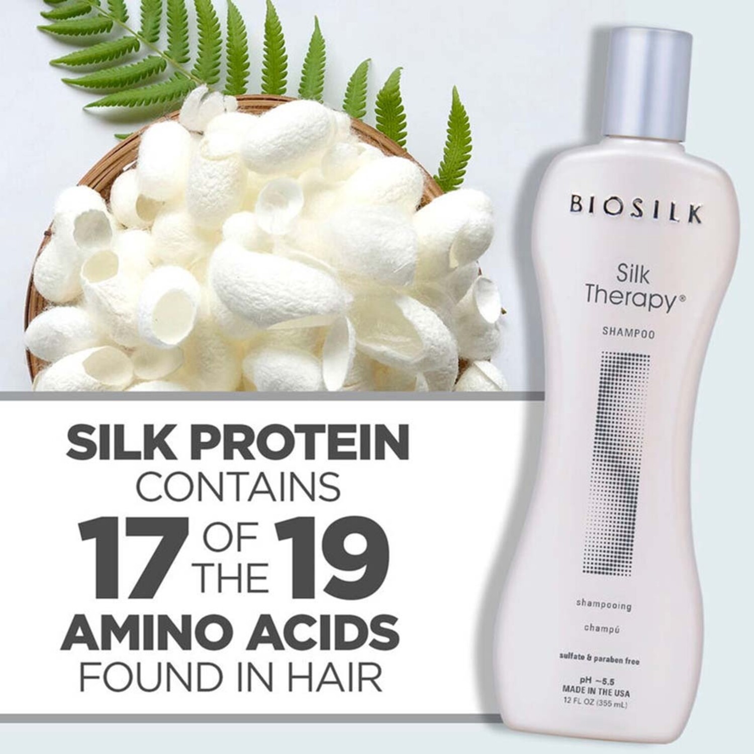 Silk Therapy Shampoo | Gentle Cleansing Shampoo - Industria
