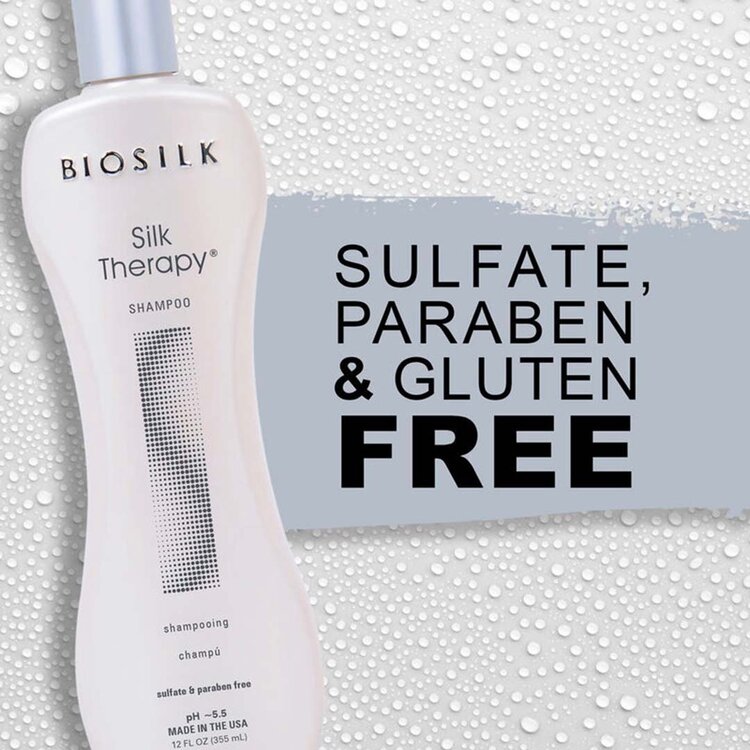 BIOSILK Silk Therapy | Shampooing - Nettoie en douceur et apporte brillance soyeuse