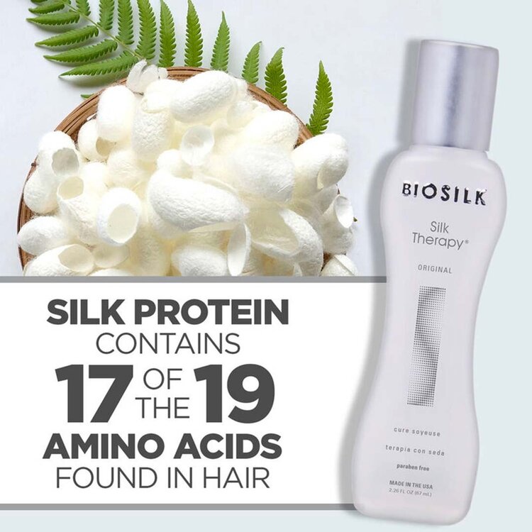 BIOSILK Silk Therapy | Cure Soyeuse Original - Soin iconique pour brillance et douceur intense