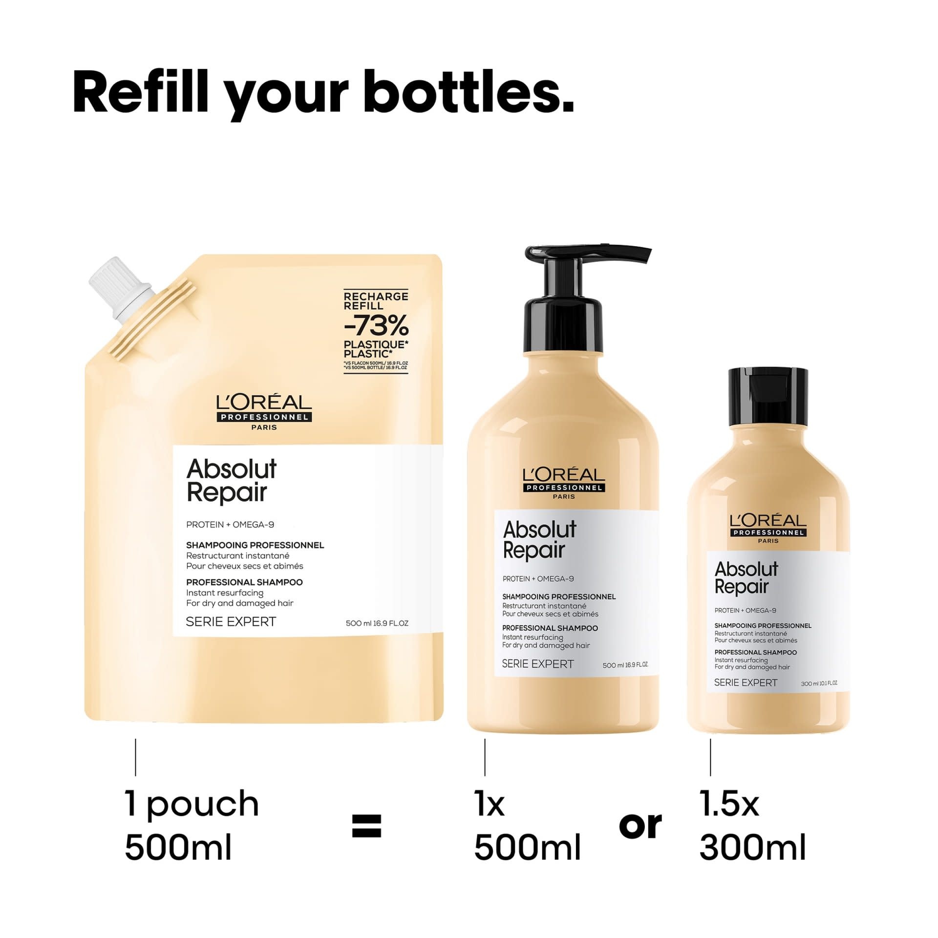 L'ORÉAL Professionnel - SERIE EXPERT . ABSOLUT REPAIR OMEGA-9 | Shampooing / Shampoo