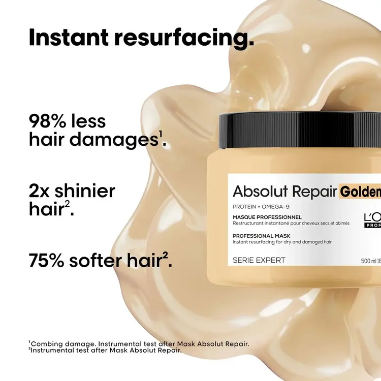 L'ORÉAL PROFESSIONNEL Absolut Repair Omega-9 | Golden Masque - Intense Repair And Deep Nourishment (250ml/8.5oz)