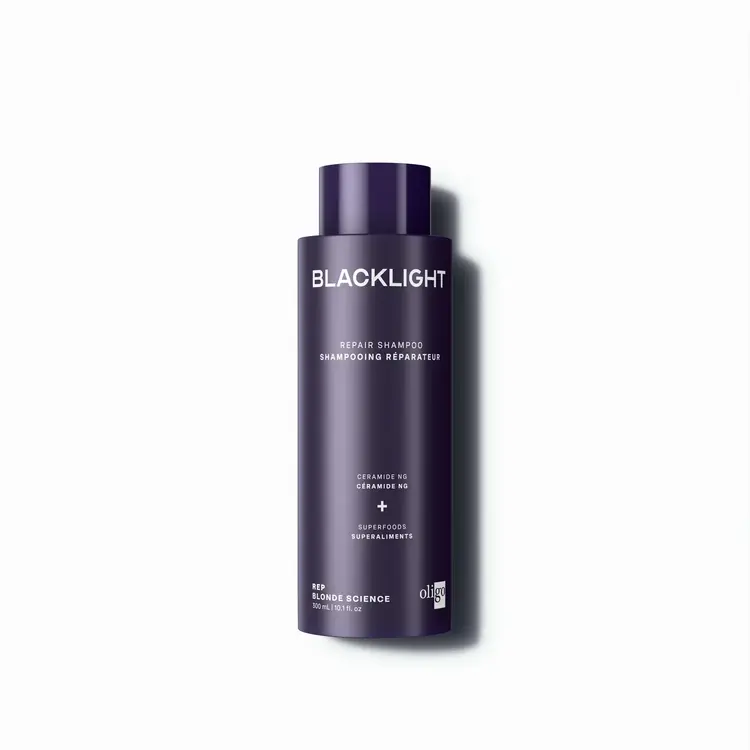 OLIGO Blacklight Rep Blonde Science | Shampooing Réparateur - Nettoie et Répare les Cheveux Abîmés