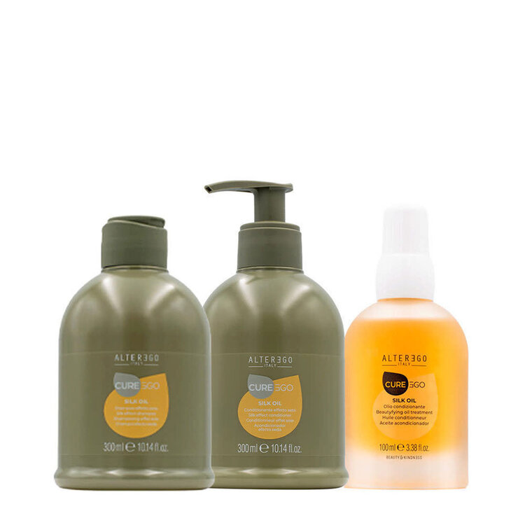 ALTER EGO Curego | Silk Oil | Conditionneur Effet Soie – Démêlage et douceur ultime