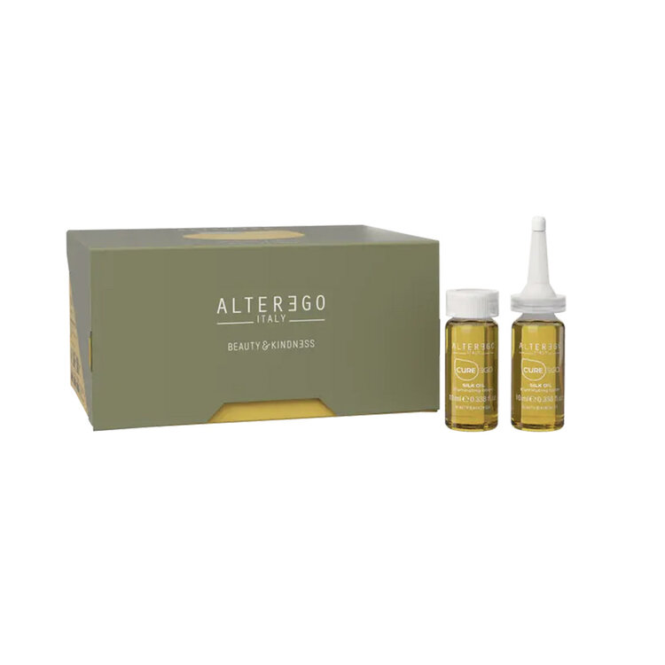 ALTER EGO Curego | Silk Oil | Illuminating Leave-In Treatment – Shine and Silky Finish