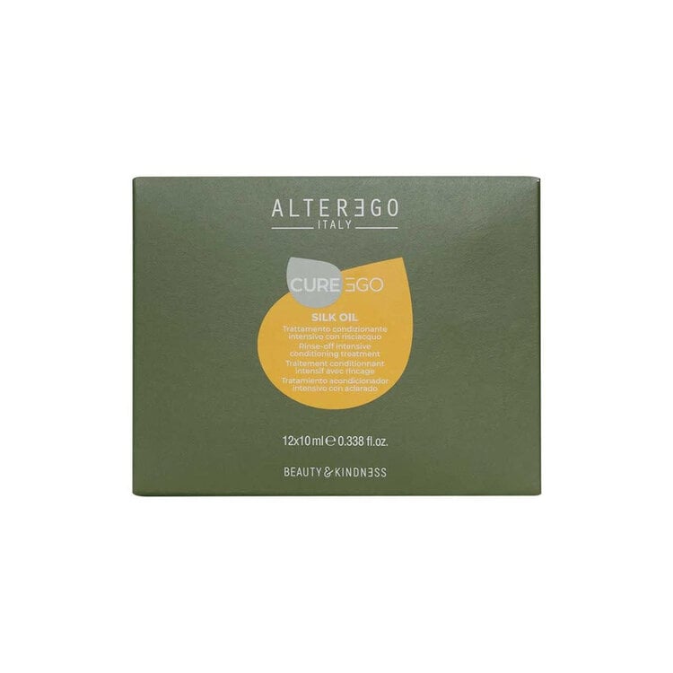 ALTER EGO Curego | Silk Oil | Intensive Leave-In Conditioning Treatment – Deep Nourishment and Silky Finish