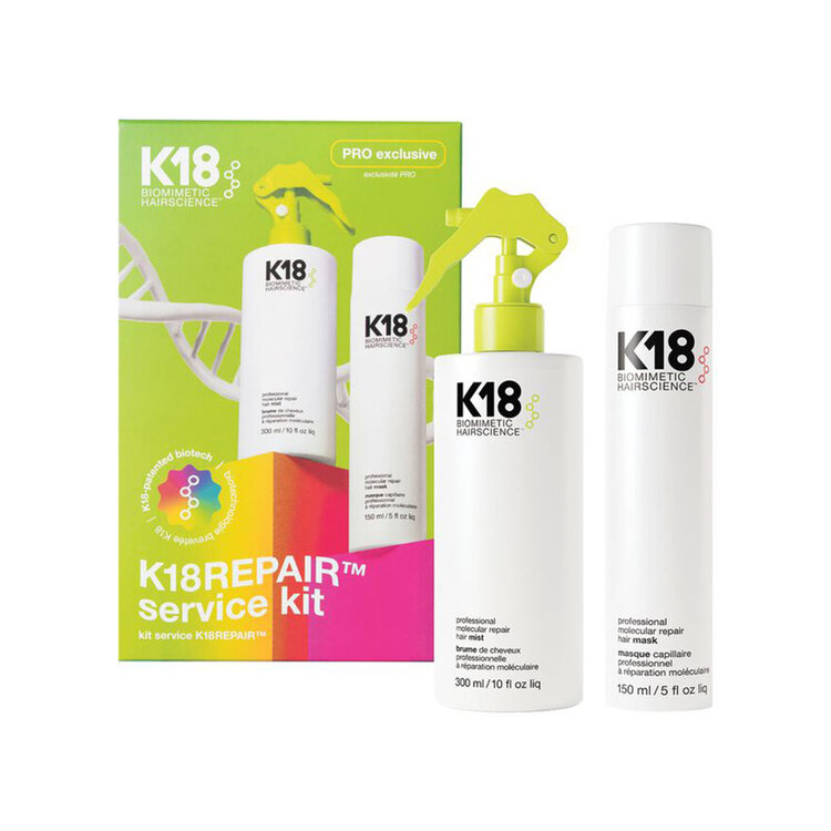 K18 Biomimetic Hairscience Prep+Repair | 2026 Spring Set - Professional molecular repair routine