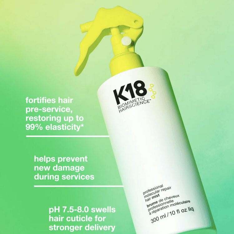 K18 Biomimetic Hairscience Professional Molecular Repair Hair Mist - Pre-Service Strengthening Treatment