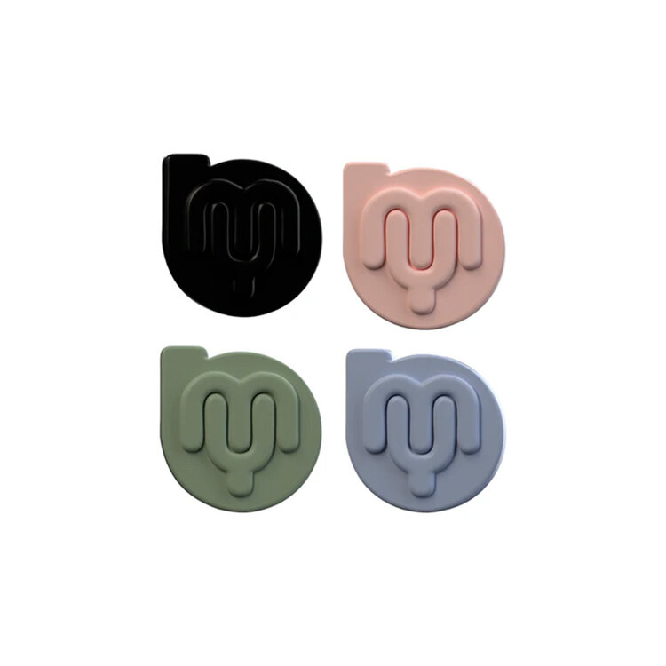 MYBRUSH Boutons de Manche de Brosses Personnalisables - Paquet de 4