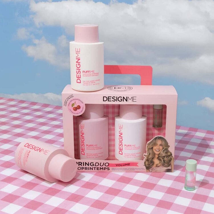 DESIGN.ME Puff.Me | Ensemble Volume | Coffret Printemps 2026 - Coffret volumisant pour cheveux plus denses et légers