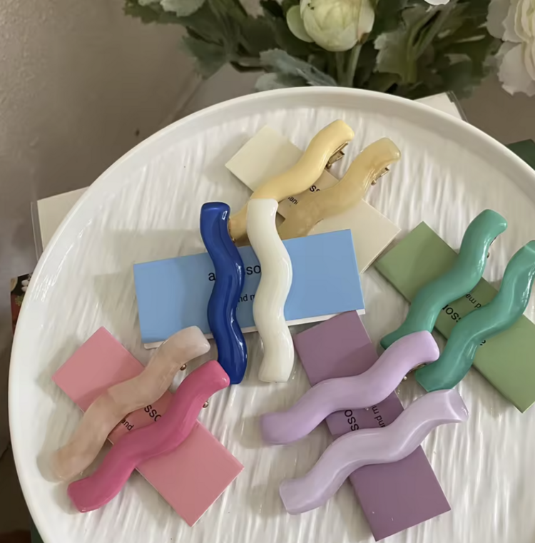 INDUSTRIA Hair Accessories | Industria Assorted Hair Clip Barrettes Duo