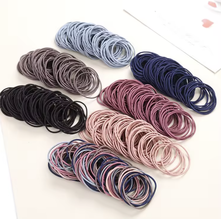 Accessoire Coiffure | Élastiques Cheveux – Lot Professionnel pour Attaches Résistantes