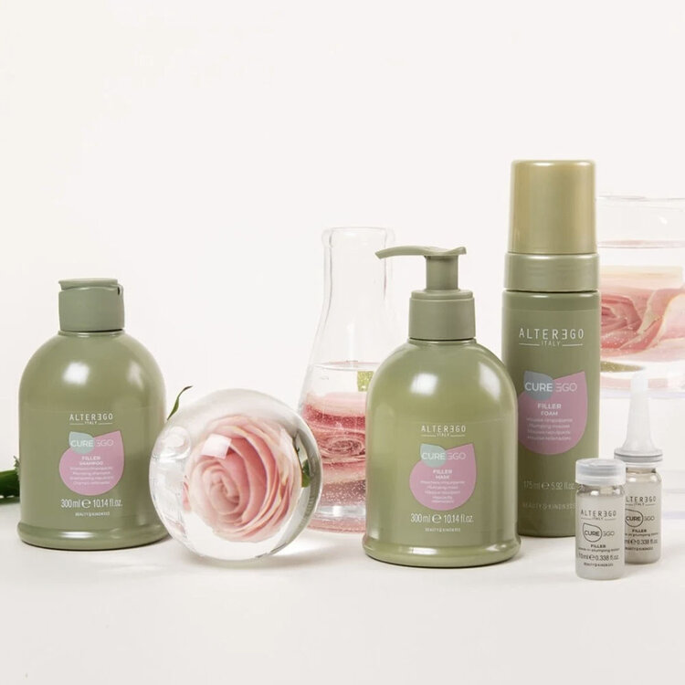 ALTER EGO Curego | Filler | Shampooing Repulpant - Densité, Matière et Volume Aérien