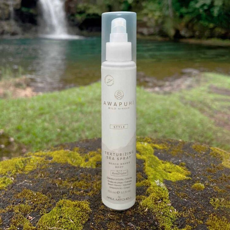AWAPUHI Wild Ginger Texturizing Sea Spray – Texture plage et volume naturel