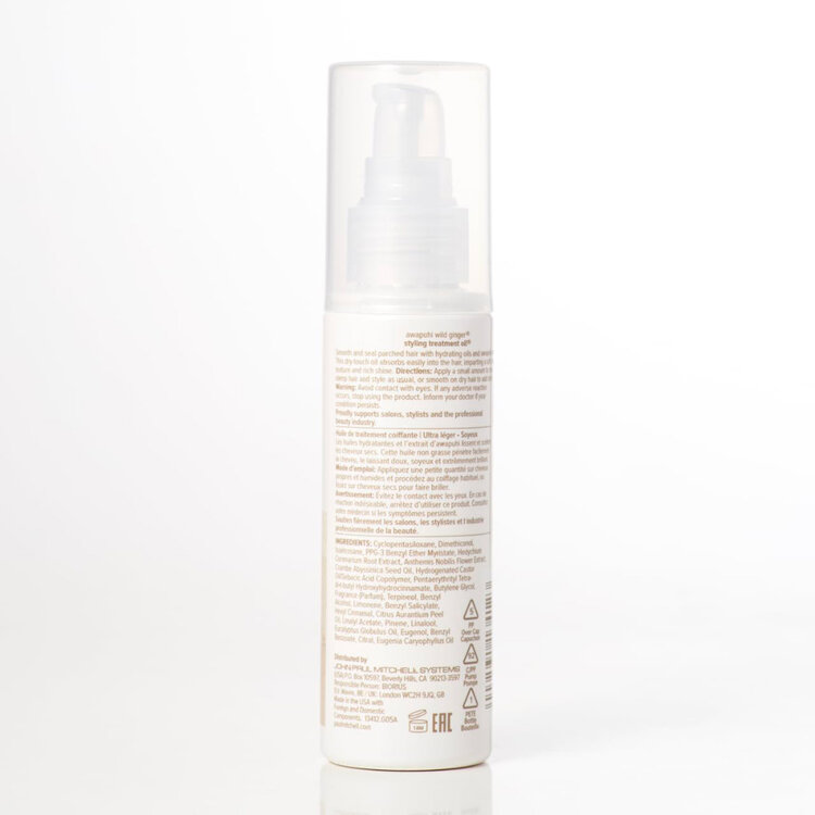 AWAPUHI Wild Ginger Styling Treatment Oil - Huile Coiffante Lissante et Brillance Légère