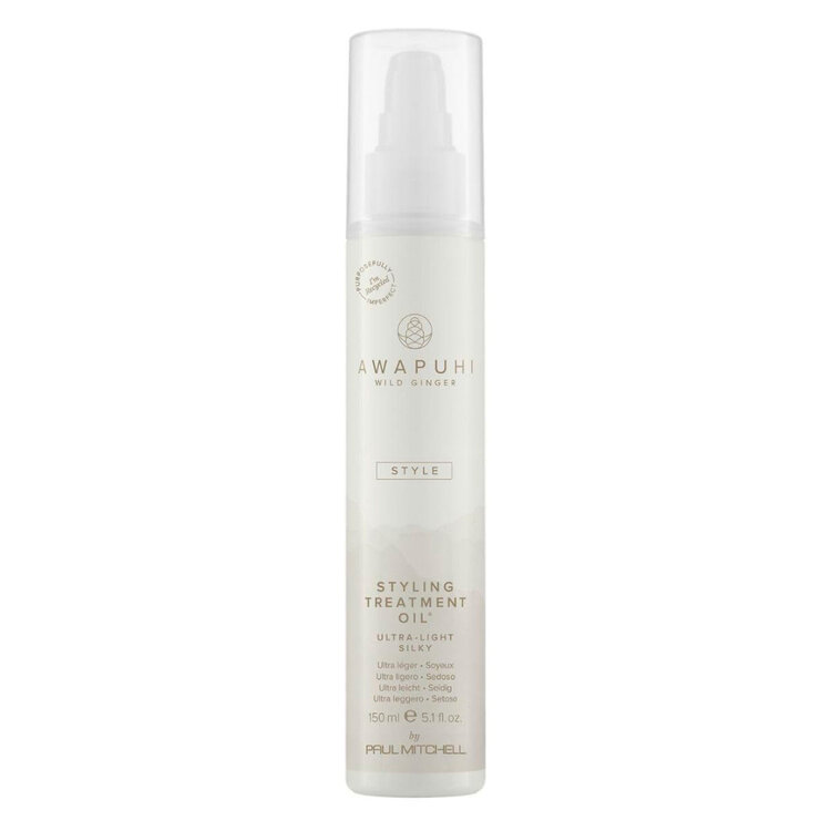 AWAPUHI Wild Ginger Styling Treatment Oil - Huile Coiffante Lissante et Brillance Légère
