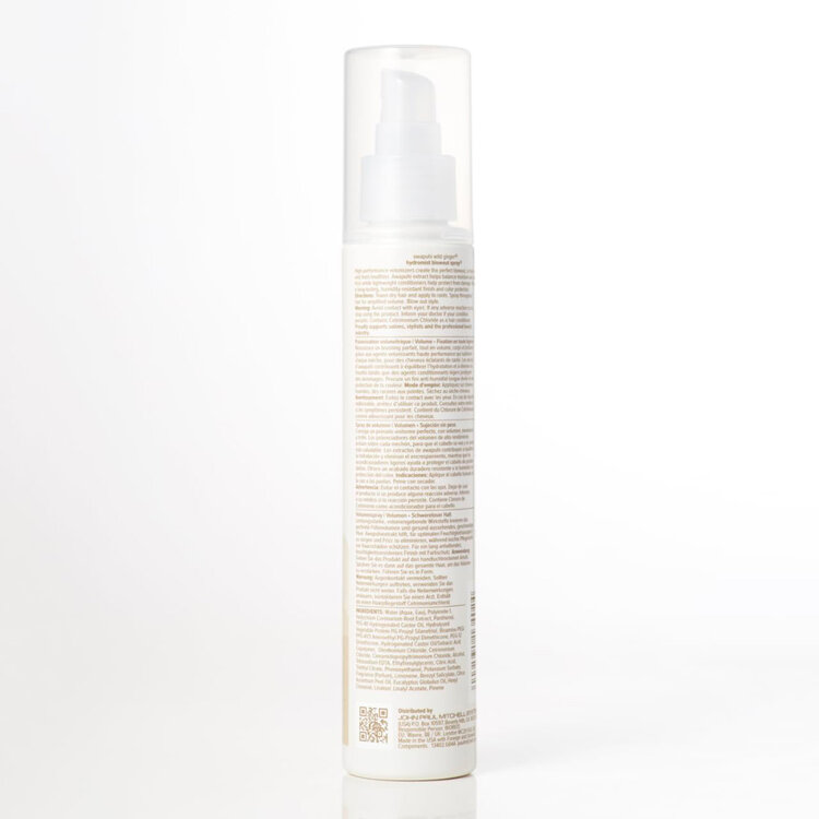 AWAPUHI Wild Ginger Hydromist Blowout Spray - Spray de Brushing Léger et Volumisant