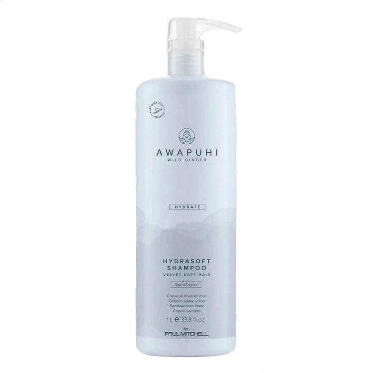 AWAPUHI Wild Ginger Hydrasoft Shampoo - Shampooing Hydratant Douceur et Brillance