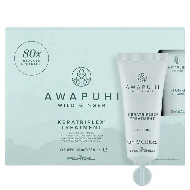 AWAPUHI Wild Ginger 2-Step Keratriplex Treatment - Traitement Réparateur Intensif en 2 Étapes