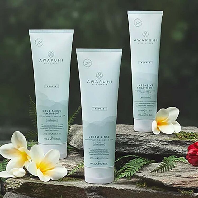 AWAPUHI Wild Ginger Repair | Intensive Treatment - Traitement Réparateur Intensif pour Cheveux Fragilisés