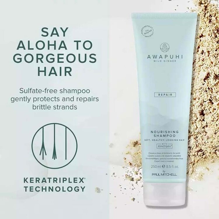 AWAPUHI Wild Ginger Repair | Nourishing Shampoo - Shampooing Réparateur Nourrissant