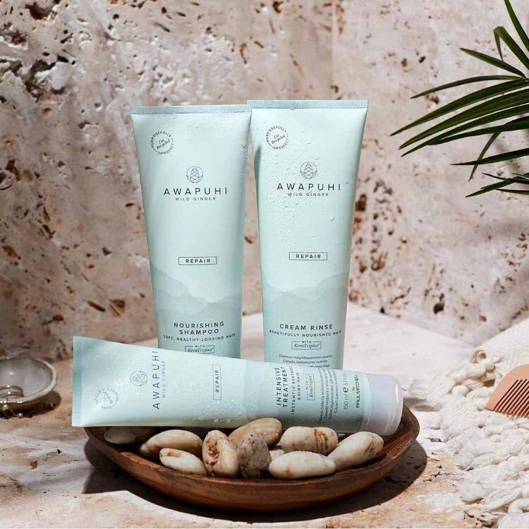 AWAPUHI Wild Ginger Repair | Nourishing Shampoo - Nourishing Repair Shampoo for Damaged Hair