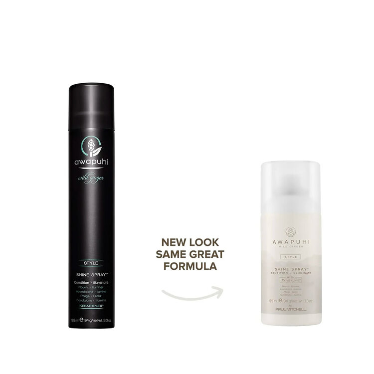 AWAPUHI Wild Ginger Shine Spray - Lightweight Finishing Shine Spray