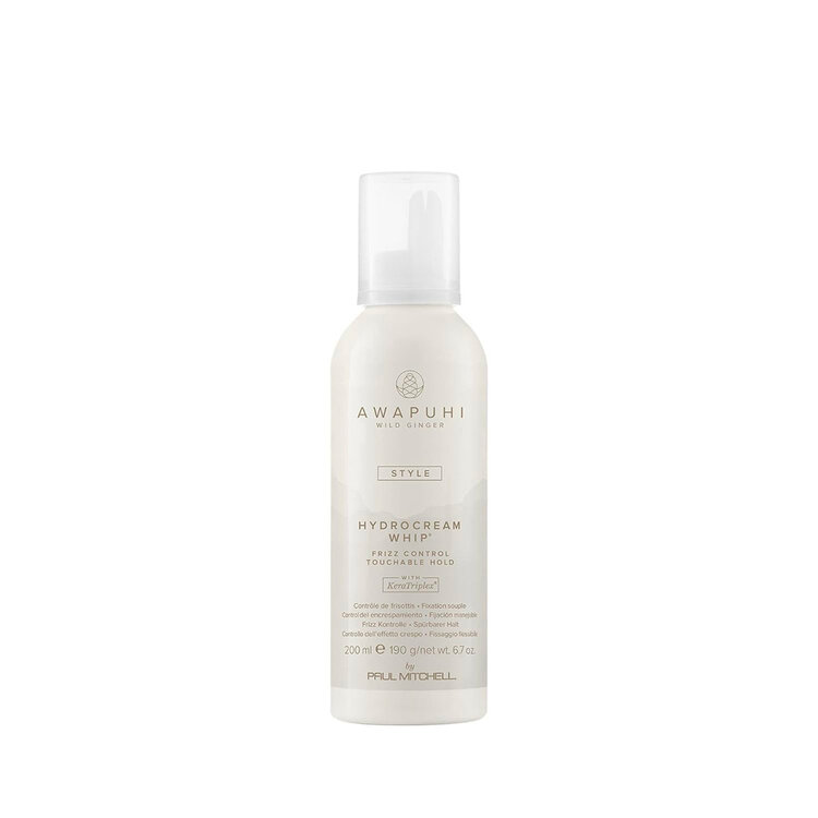 AWAPUHI Wild Ginger Style | Hydrocream Whip - Hydrating Styling Cream for Soft Definition