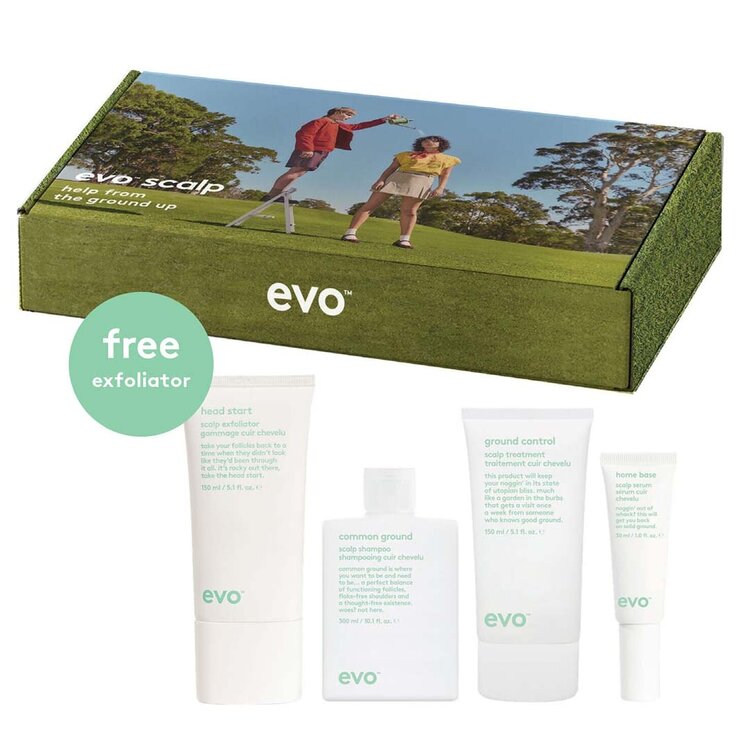 EVO Scalp | Good Ground | Help From The Ground Up Set - Complete Purifying Balancing Routine
