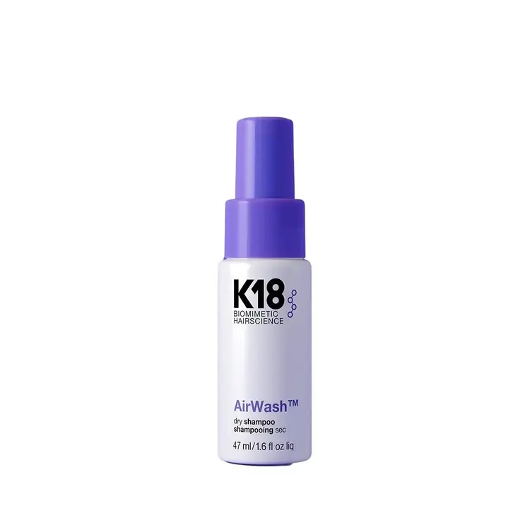 K18 Biomimetic Hairscience AirWash | Shampooing Sec – Nettoyant léger sans eau pour rafraîchir les racines  (*47ml/1.6oz)