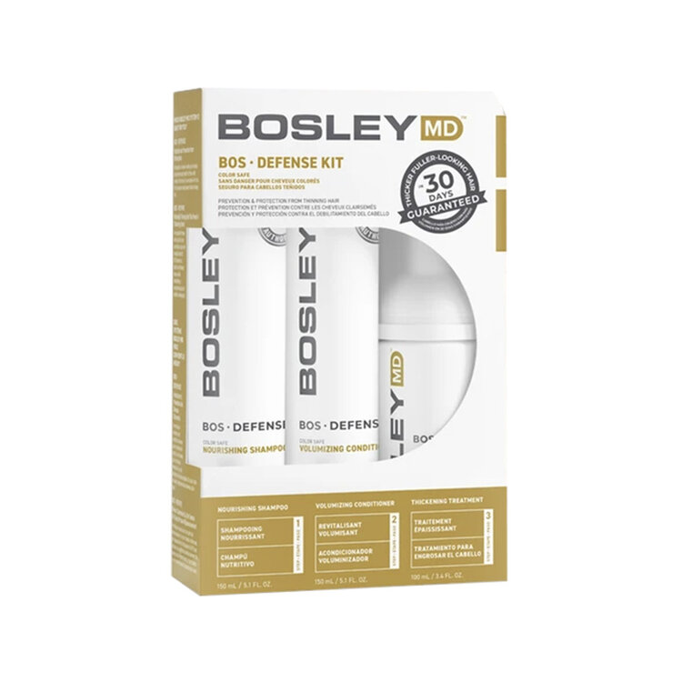 Bos | Defense Kit | Ensemble de Départ Cheveux Colorés – Routine Complète Protection et Volume