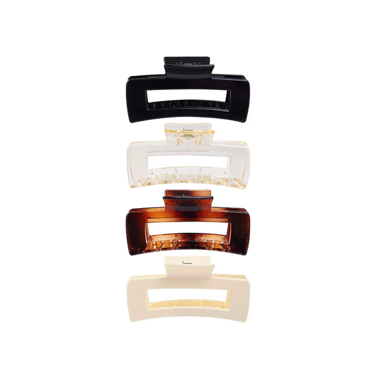 INDUSTRIA Accessories | Square Hair Clip - Glossy Hair Clip