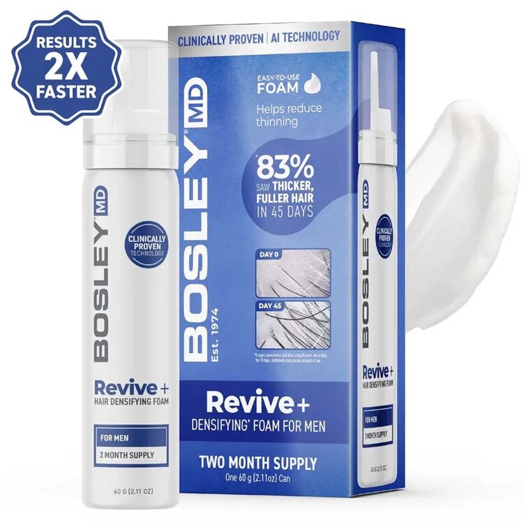 Revive+| Men | Densifying Foam Treatment — Gives More Volume and Density to Hair