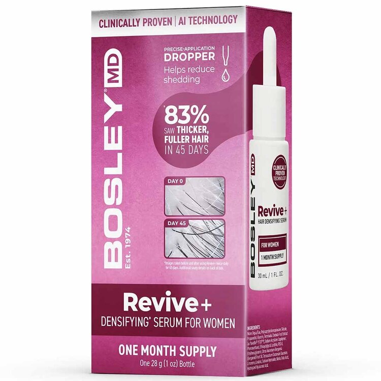 Revive + | Sérum Densifiant  pour Femme — Aide à Améliorer la Densité des Cheveux Clairsemés