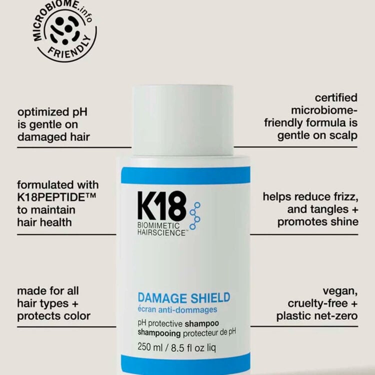 K18 Biomimetic Hairscience Damage Shield | Shampooing Protecteur de pH (930ml/31.5oz)