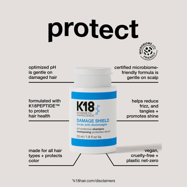 K18 Biomimetic Hairscience Damage Shield | Shampooing Protecteur de pH (*53ml/1.8oz)