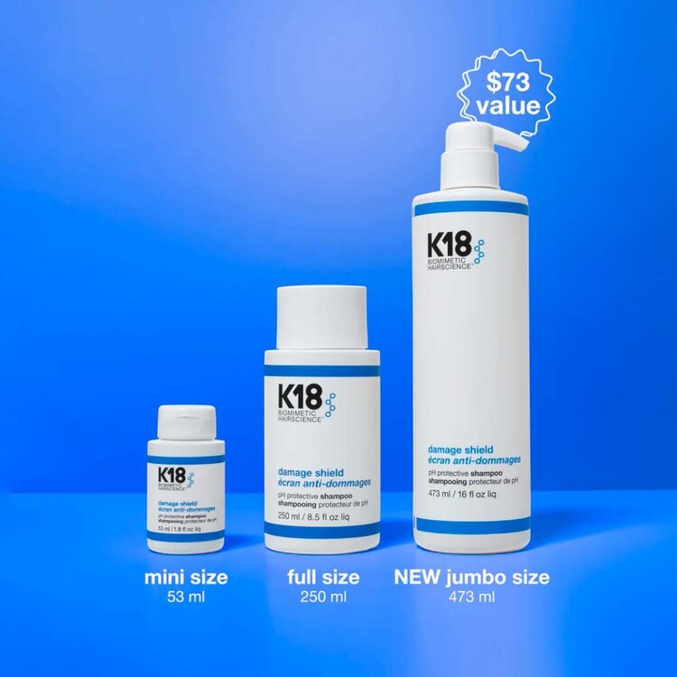 K18 Biomimetic Hairscience Damage Shield | pH Protective Shampoo (*53ml/1.8oz)