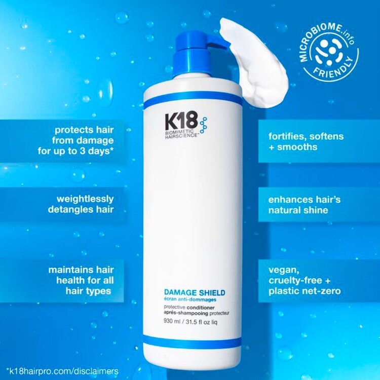 K18 Biomimetic Hairscience Damage Shield | pH Protective Conditioner  (930ml/31.5oz)