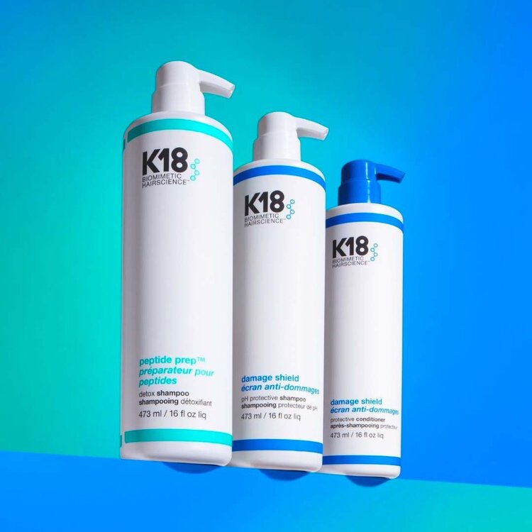 K18 Biomimetic Hairscience Damage Shield | Après-Shampooing Protecteur de pH  (473ml/16oz)