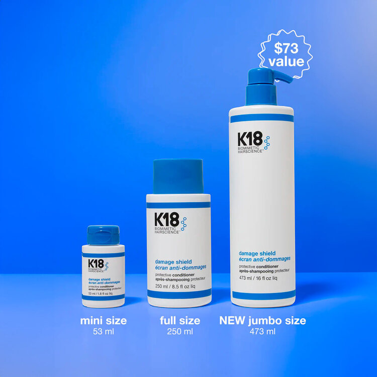 K18 Biomimetic Hairscience Damage Shield | Après-Shampooing Protecteur de pH  (473ml/16oz)
