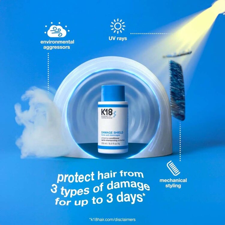 K18 Biomimetic Hairscience Damage Shield | pH Protective Conditioner  (250ml/8.5oz)