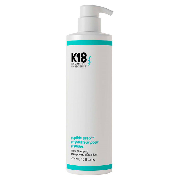 K18 Biomimetic Hairscience Peptide Prep | Shampooing Détoxifiant (473ml/16oz)