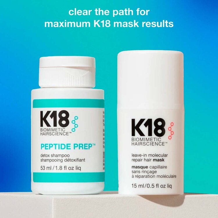 K18 Biomimetic Hairscience Peptide Prep | Shampooing Détoxifiant (*53ml/1.8oz)