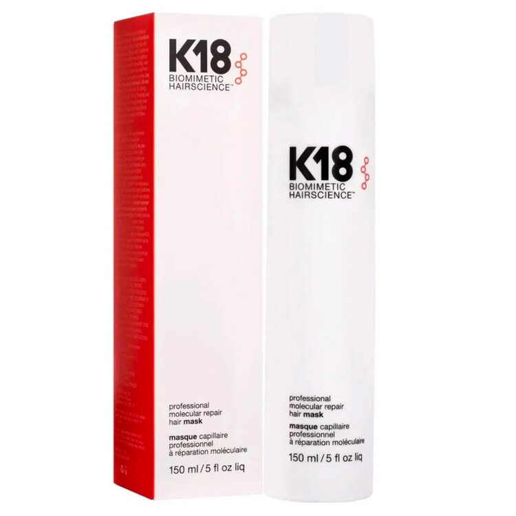 K18 Biomimetic Hairscience Masque Capillaire Réparation Moléculaire Sans Rinçage (150ml/5oz)