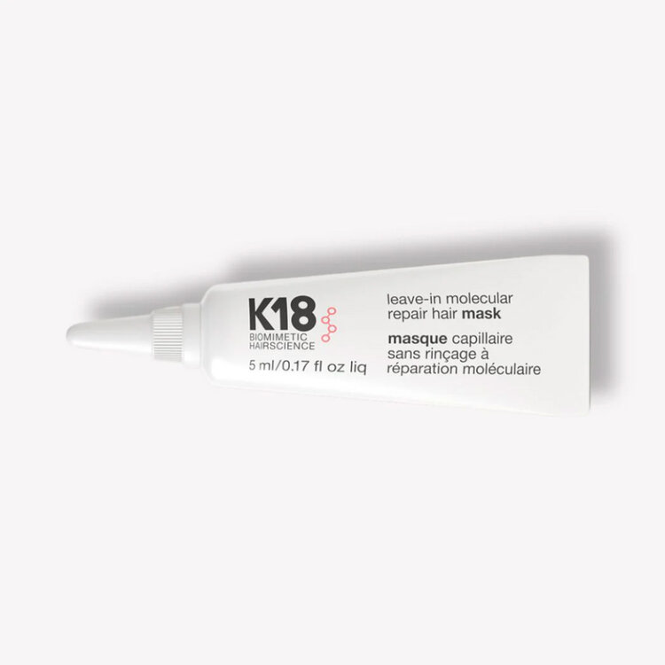 K18 Biomimetic Hairscience Masque Capillaire Réparation Moléculaire Sans Rinçage (*5ml/0.17oz)