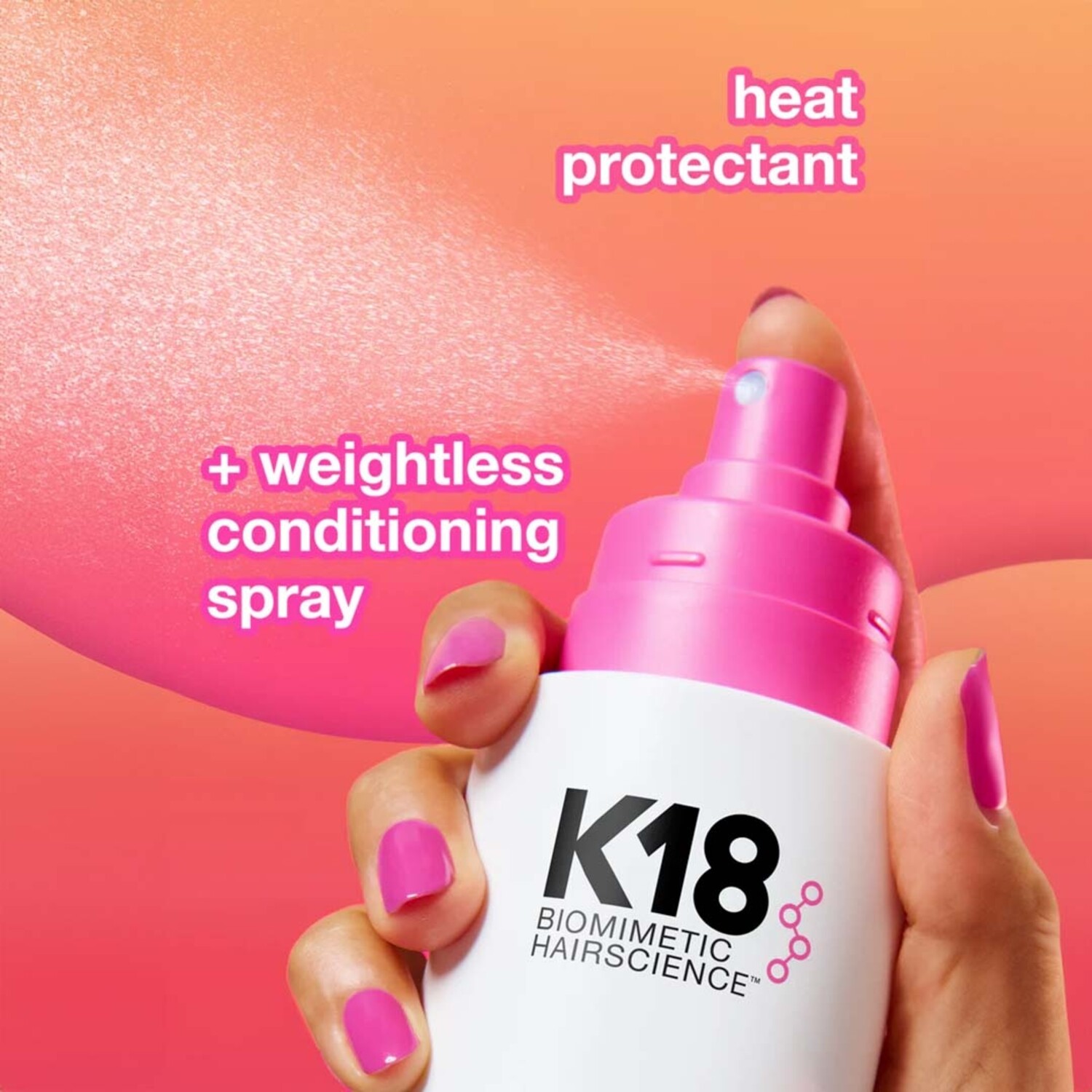 K18 | Heat Bounce — Leave-In Conditioning Spray - Industria