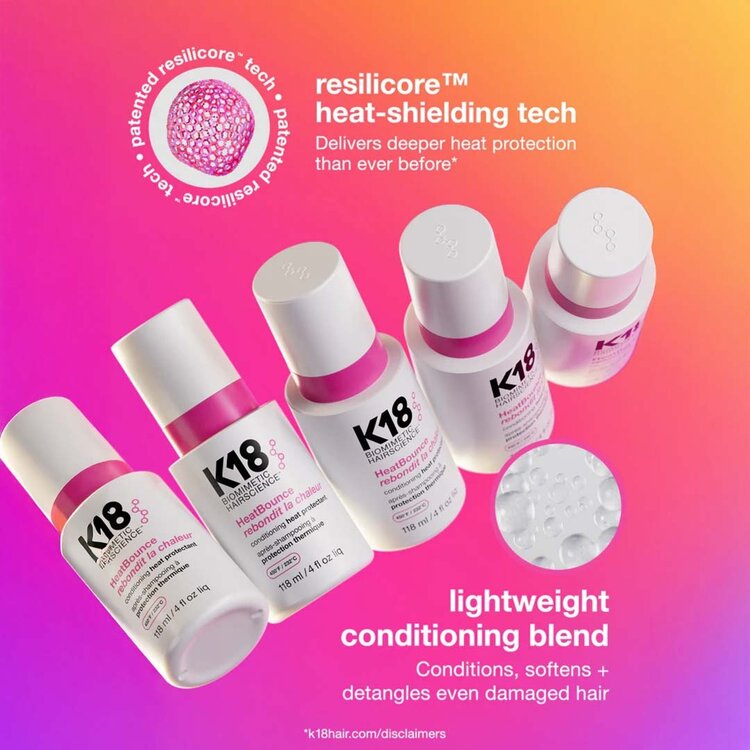 K18 Biomimetic Hairscience Heat Bounce | Leave-In Conditioning Spray (118ml/4oz)