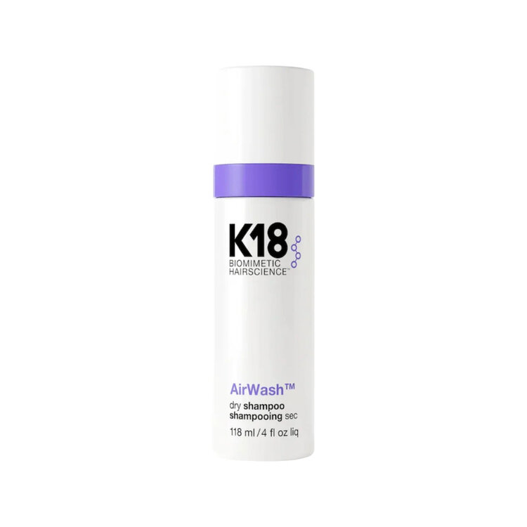 K18 Biomimetic Hairscience AirWash | Shampooing Sec – Nettoyant léger sans eau pour rafraîchir les racines (118ml/4oz)