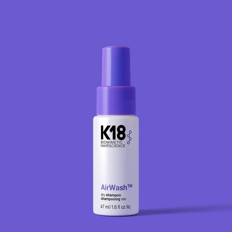 K18 Biomimetic Hairscience AirWash | Dry Shampoo – Lightweight waterless root refresher  (*47ml/1.6oz)