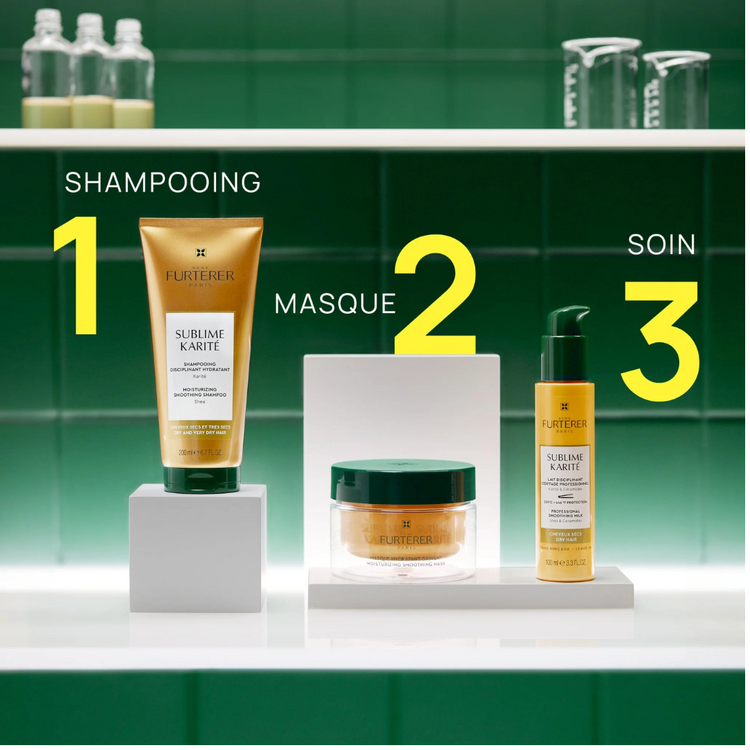 René FURTERER Paris Sublime Karité | Masque Hydratant - Soin Gainant pour Cheveux Secs