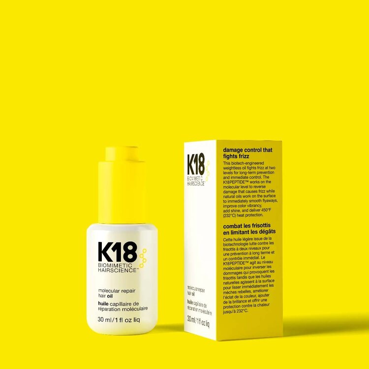 K18 Biomimetic Hairscience Molecular Repair | Hair Oil - Repairs, smooths and protects damaged lengths
